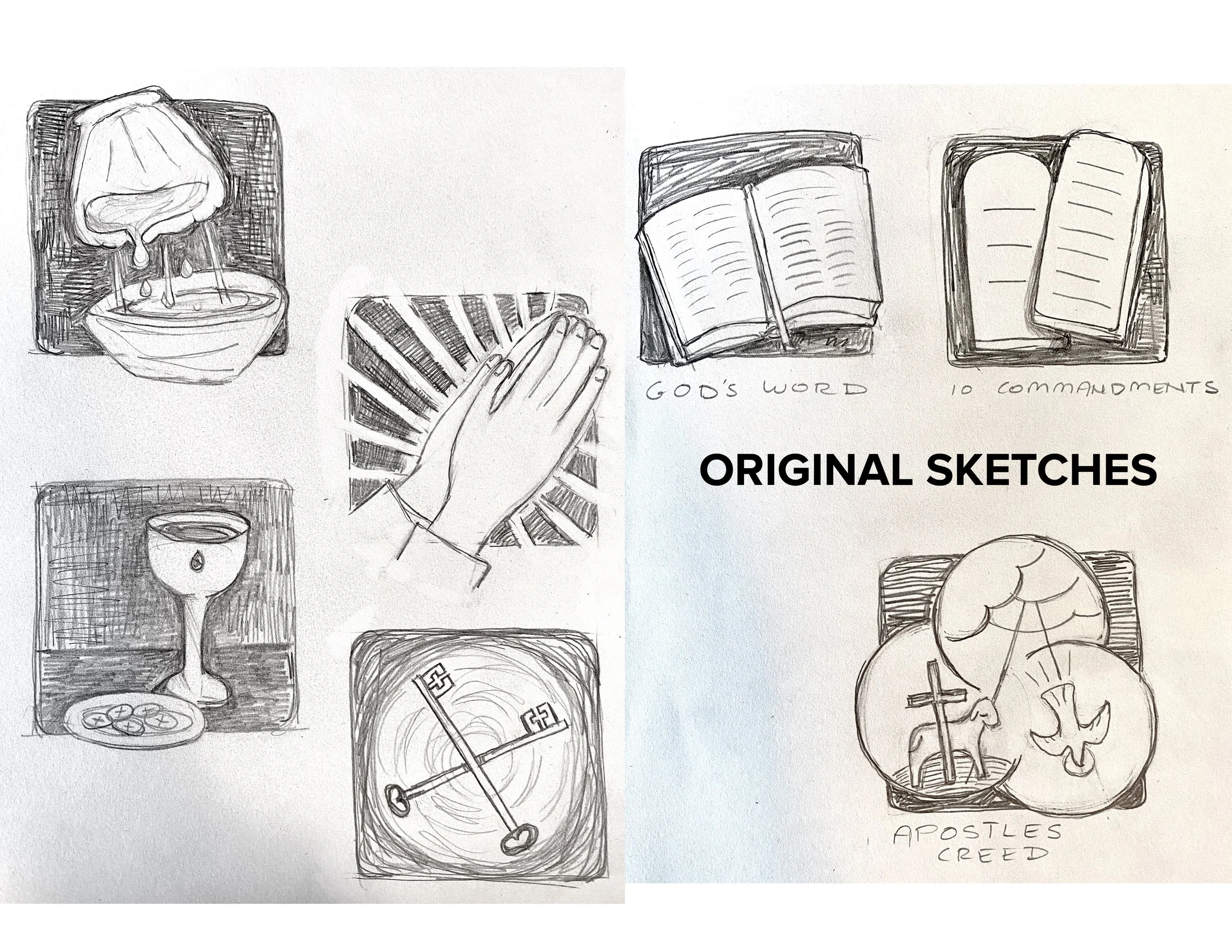 Lutheran Catechism Art for Print and Screen