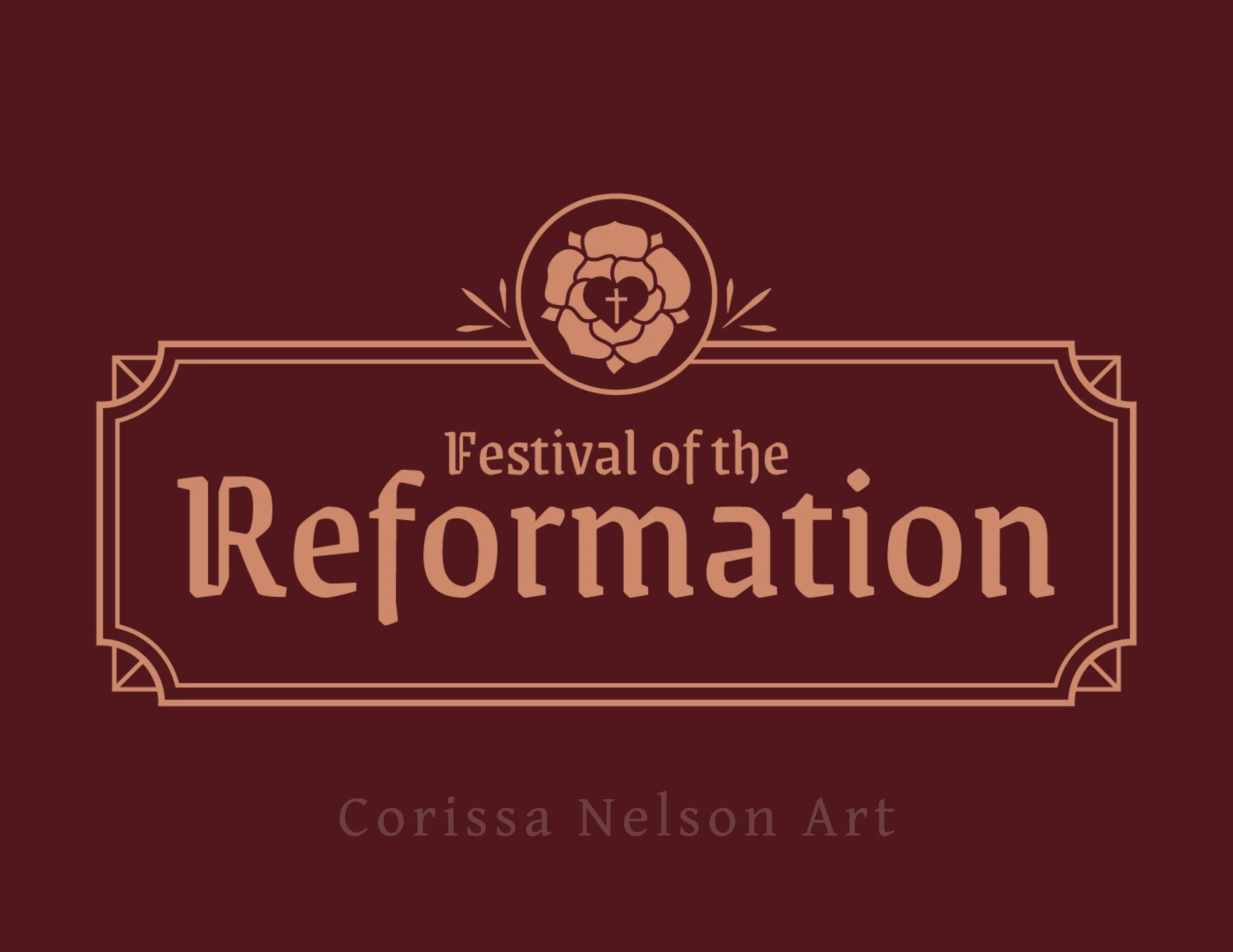 Reformation Worship Art for Print and Screen