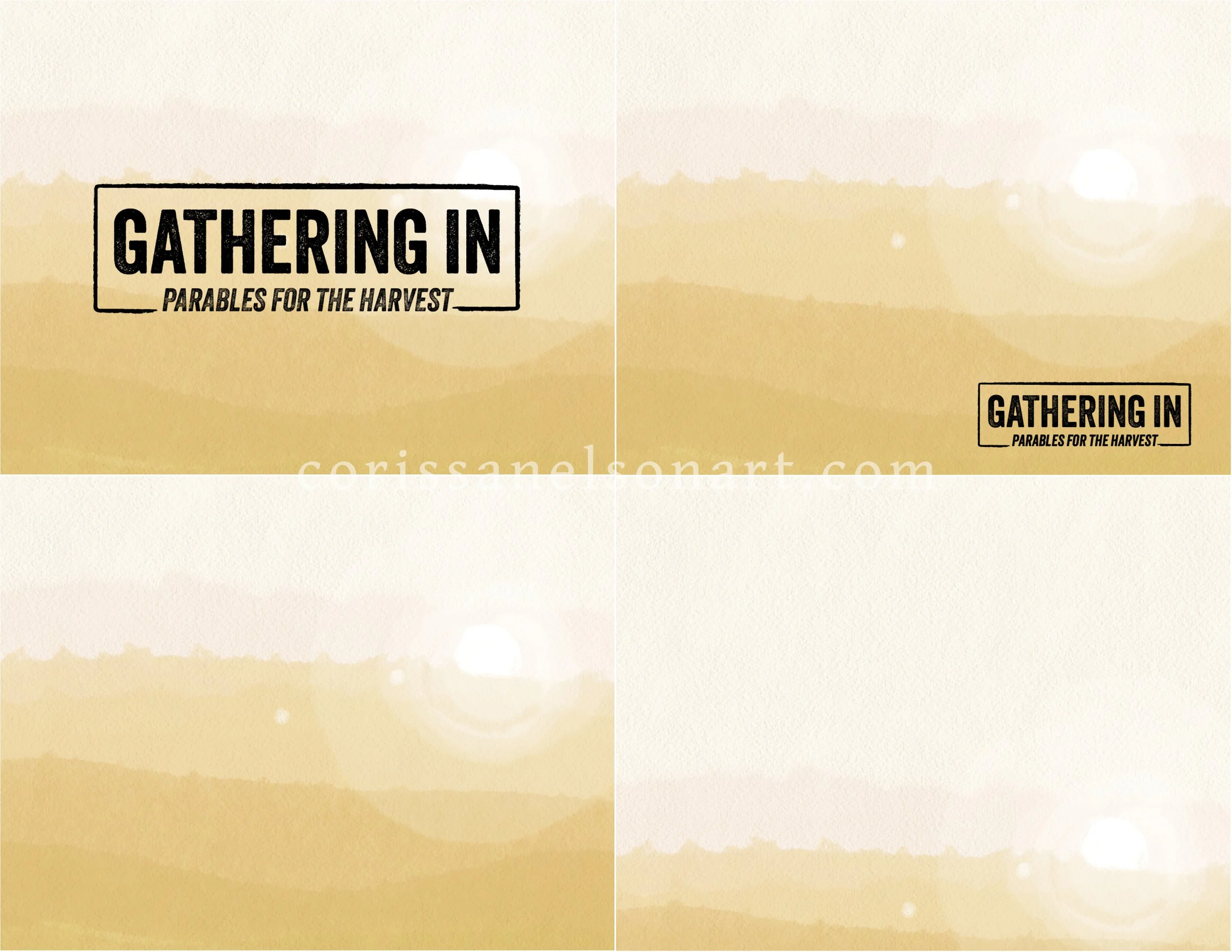 Gathering In Pieces Sermon Series Art for Print and Screen