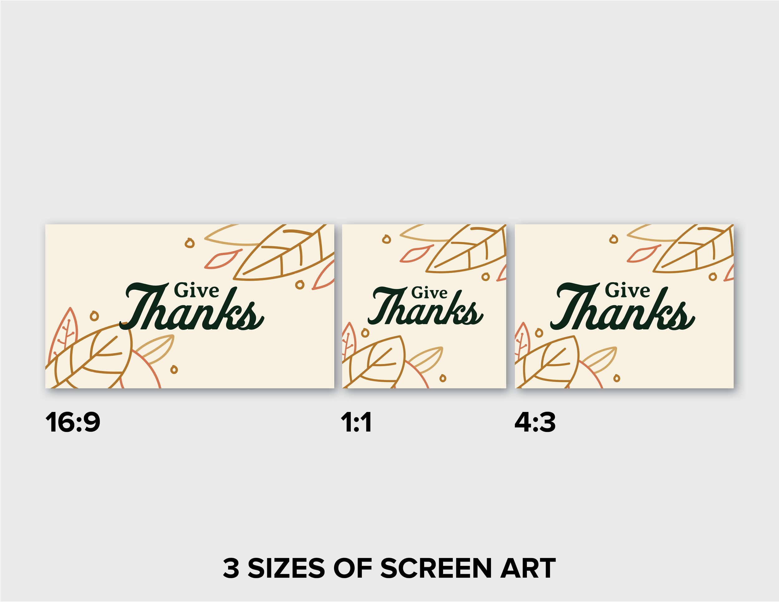 Thanksgiving Worship Slides and Bulletins