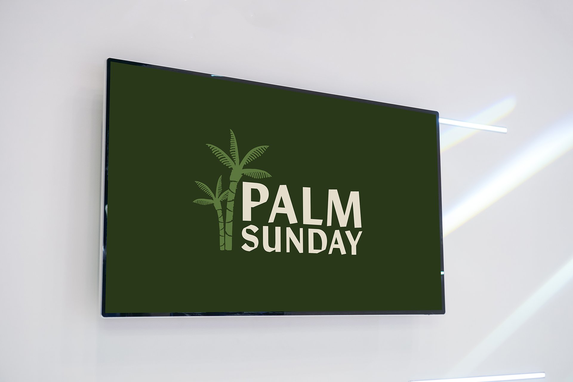 Palm Sunday Worship Art for Print and Screen