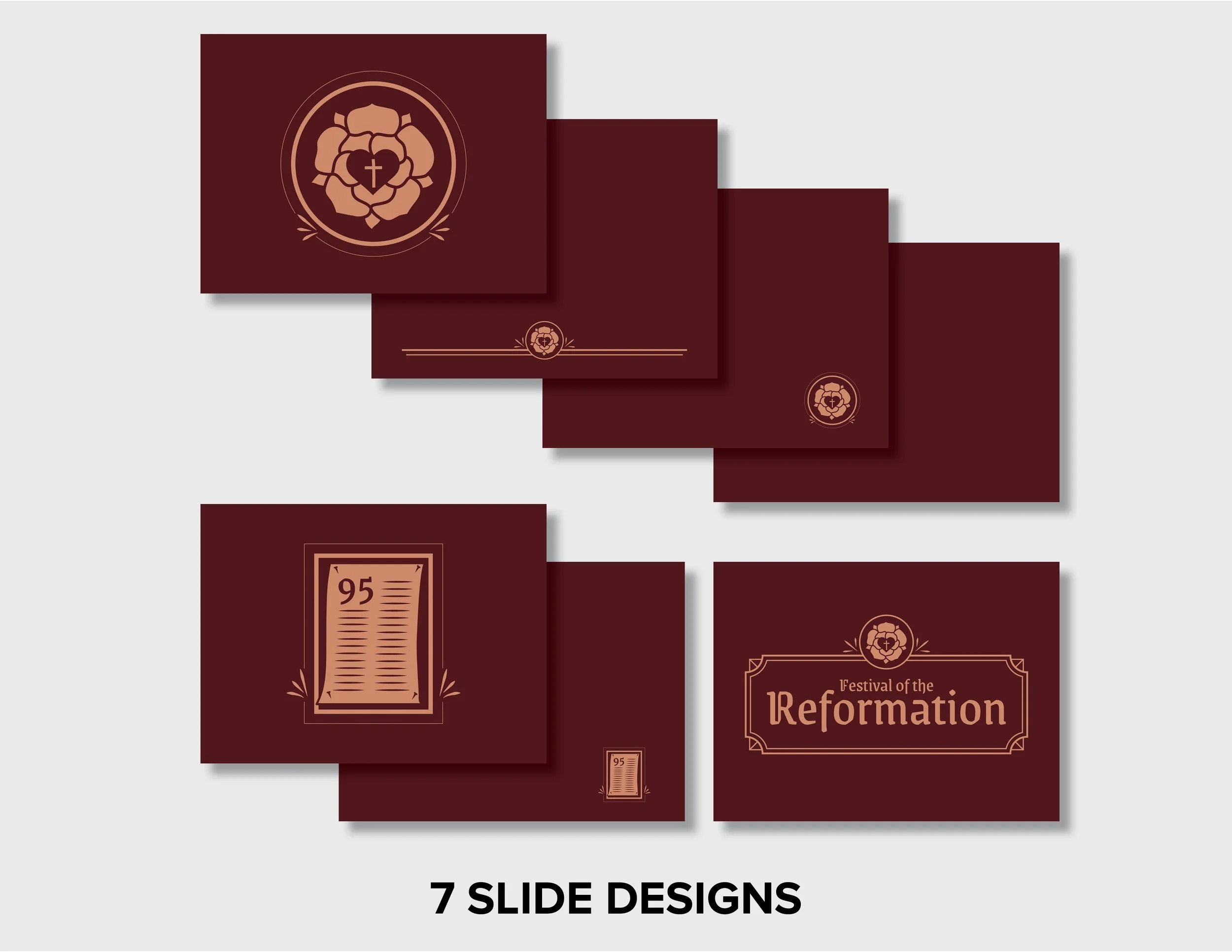 Reformation Worship Art for Print and Screen