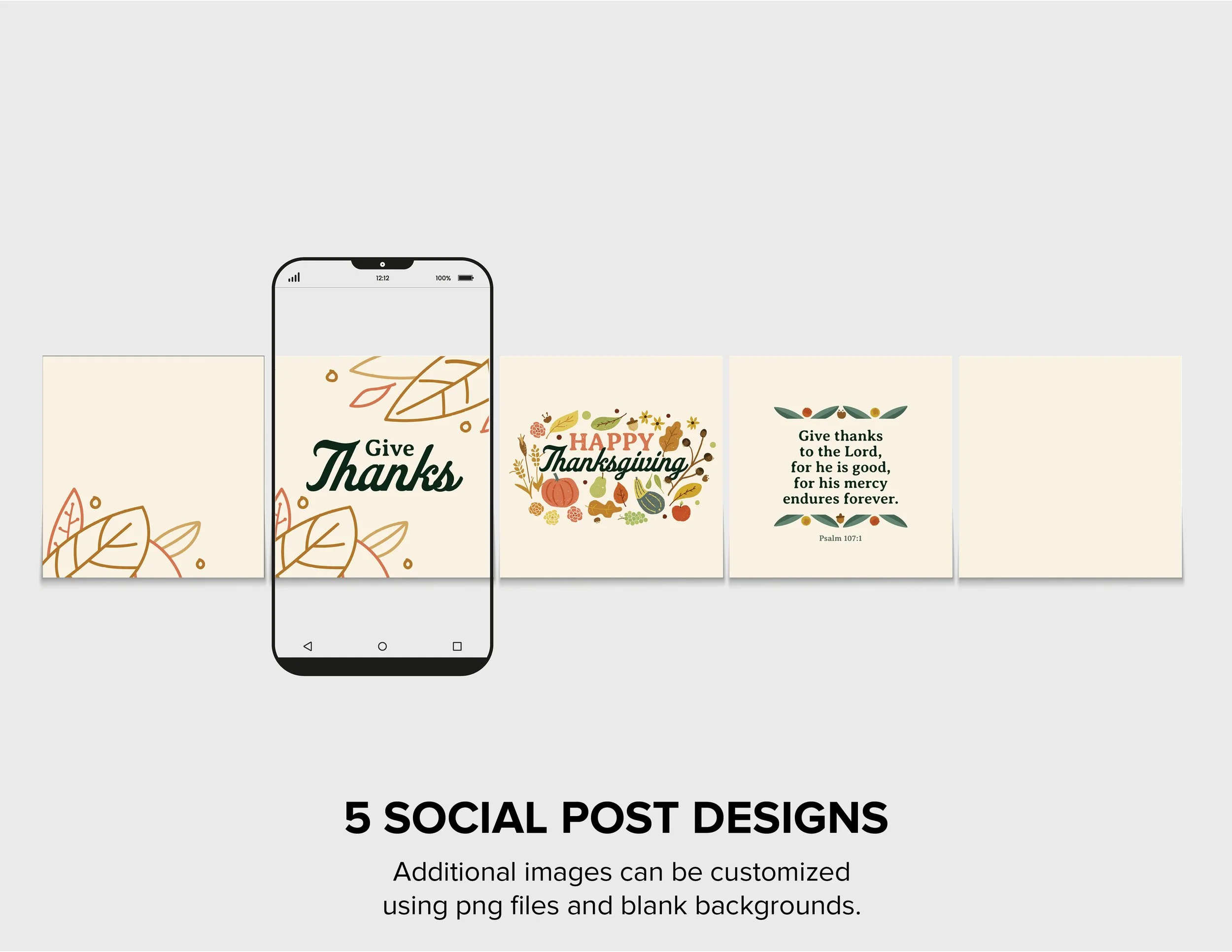 Thanksgiving Worship Slides and Bulletins