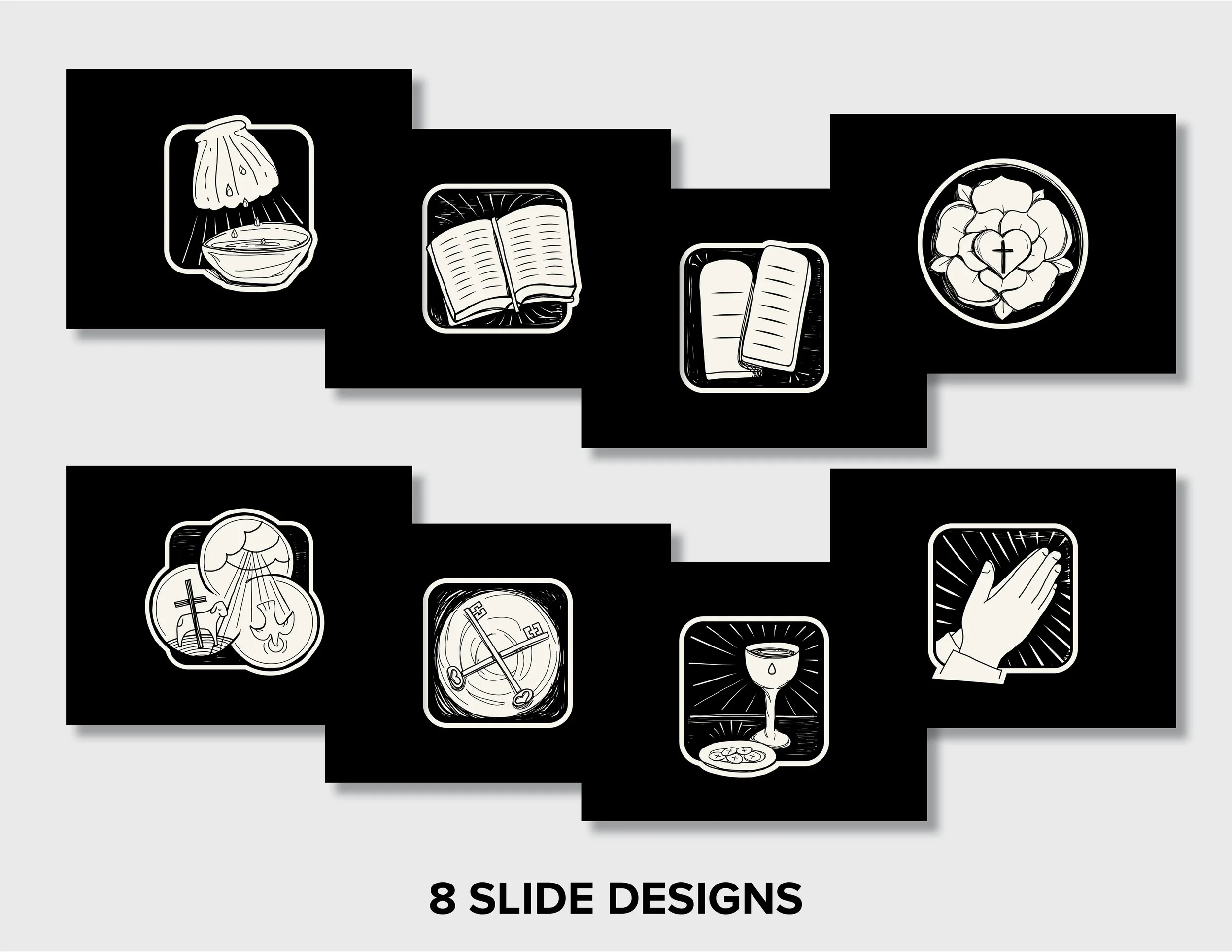 Lutheran Catechism Art for Print and Screen