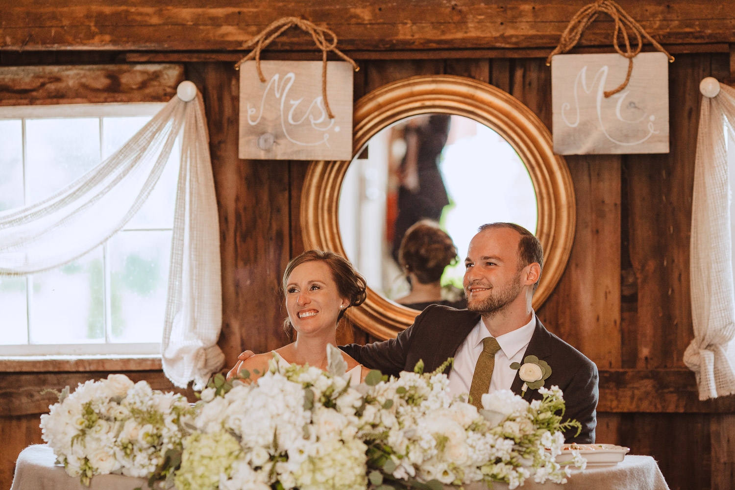 Romantic Barn Wedding in New Hampshire Photography