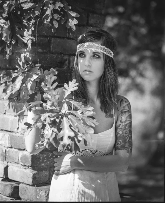 Photographer: Darkroom Portraits Camera and Film: Mamiya RB67 and Hp5+ Model: Patricia Dudley © 2013 Darkroom Portraits