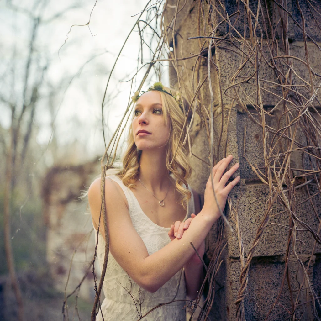 Camera: Rolleiflex 2.8F Film: Portra 400 Model: Nicolette