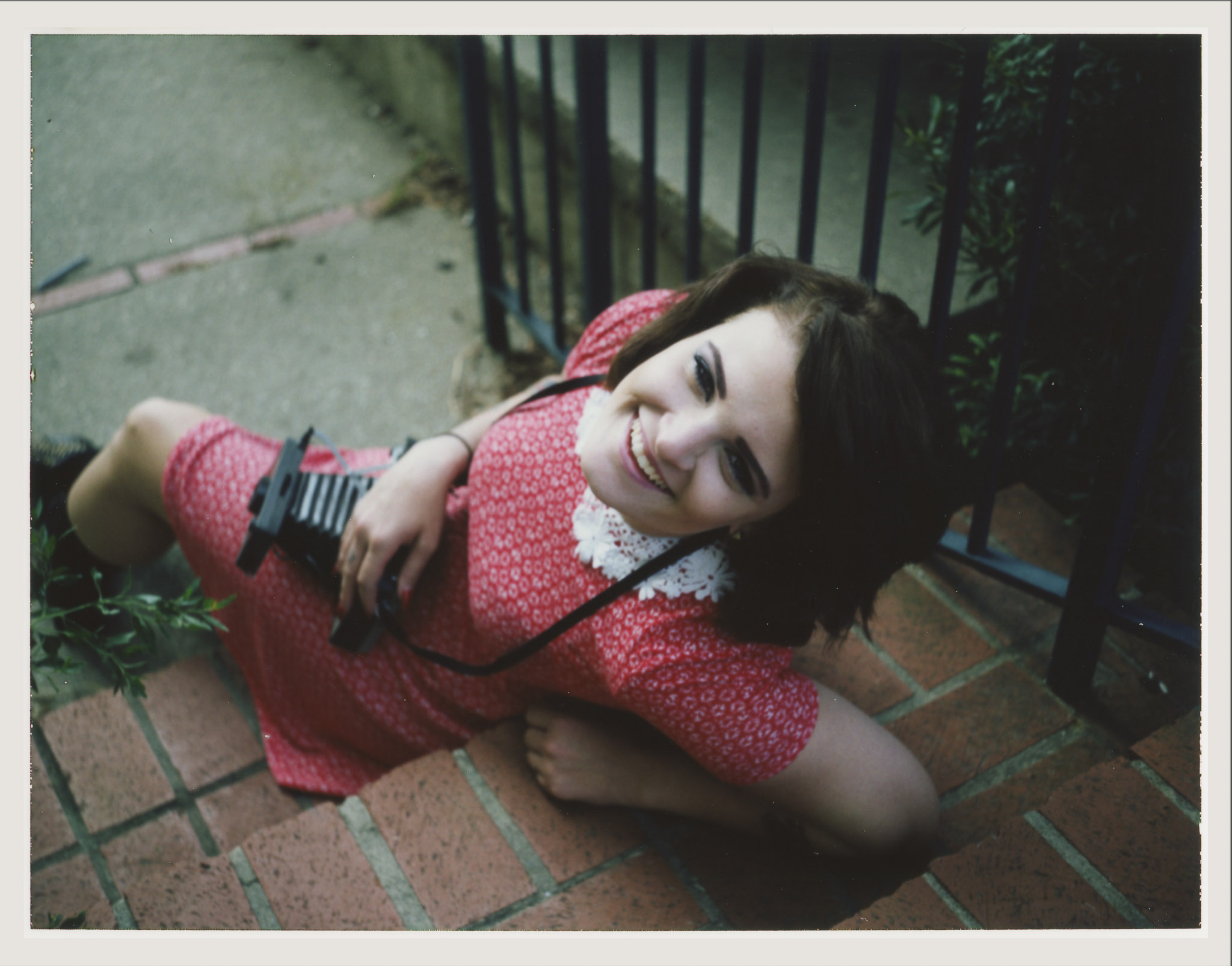 Model: Scotti Daves / Cameras used: Polaroid Land Camera 450 / Film: Fuji FP 100c
