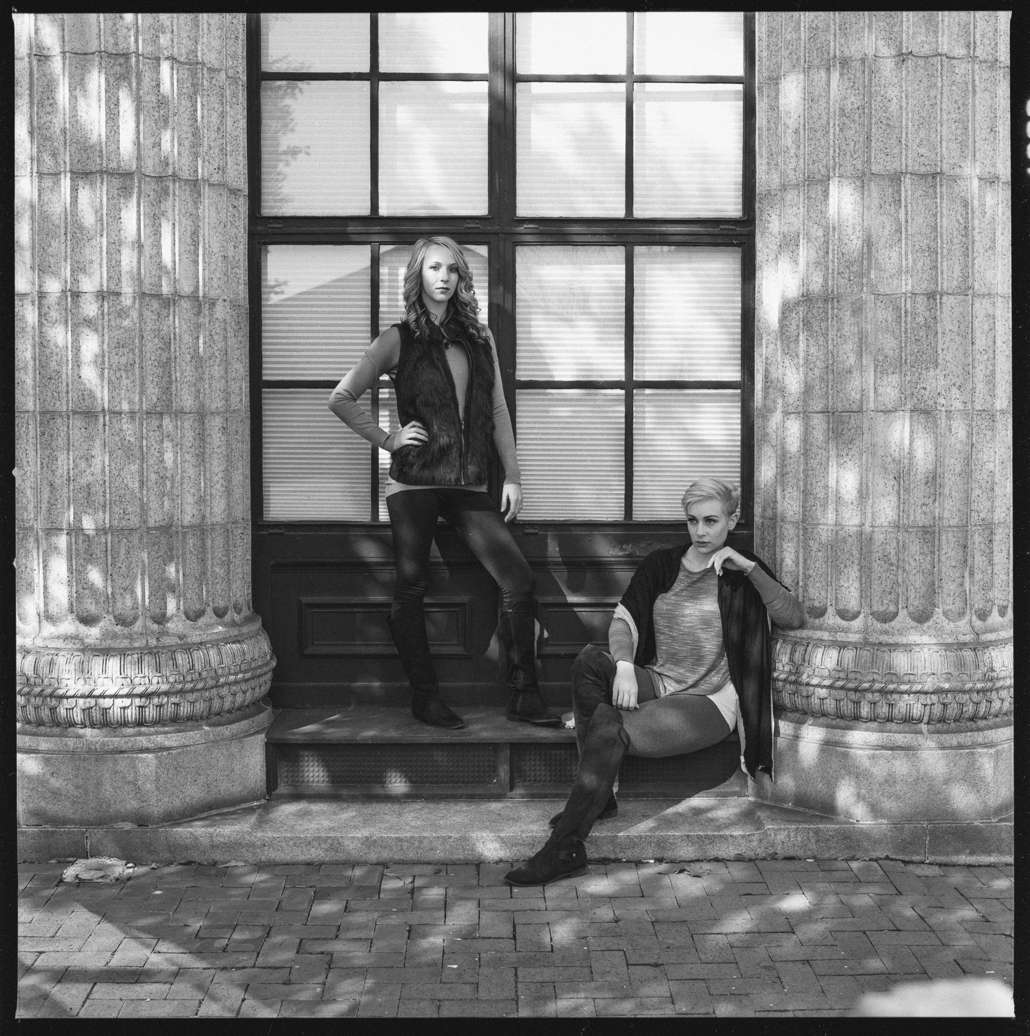 Model: Aoife Svelk & Nicolette Grenier Cameras used: Hasselblad 501CM Film: Hp5+ 120 medium format