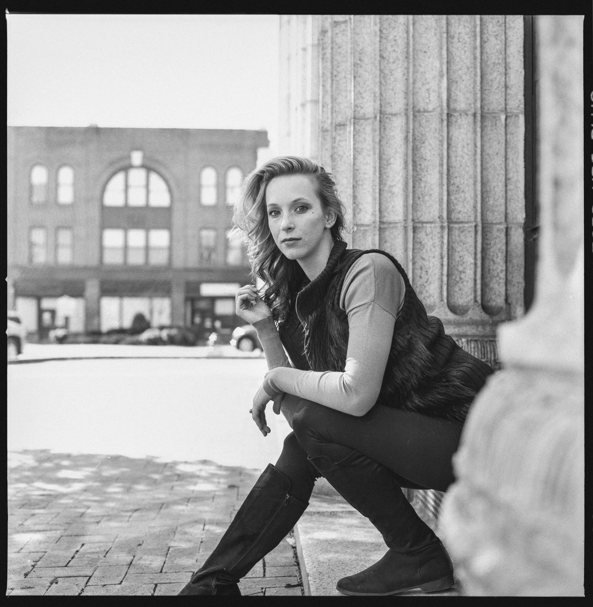 Model: Nicolette Grenier Cameras used: Hasselblad 501CM Film: Hp5+ 120 medium format
