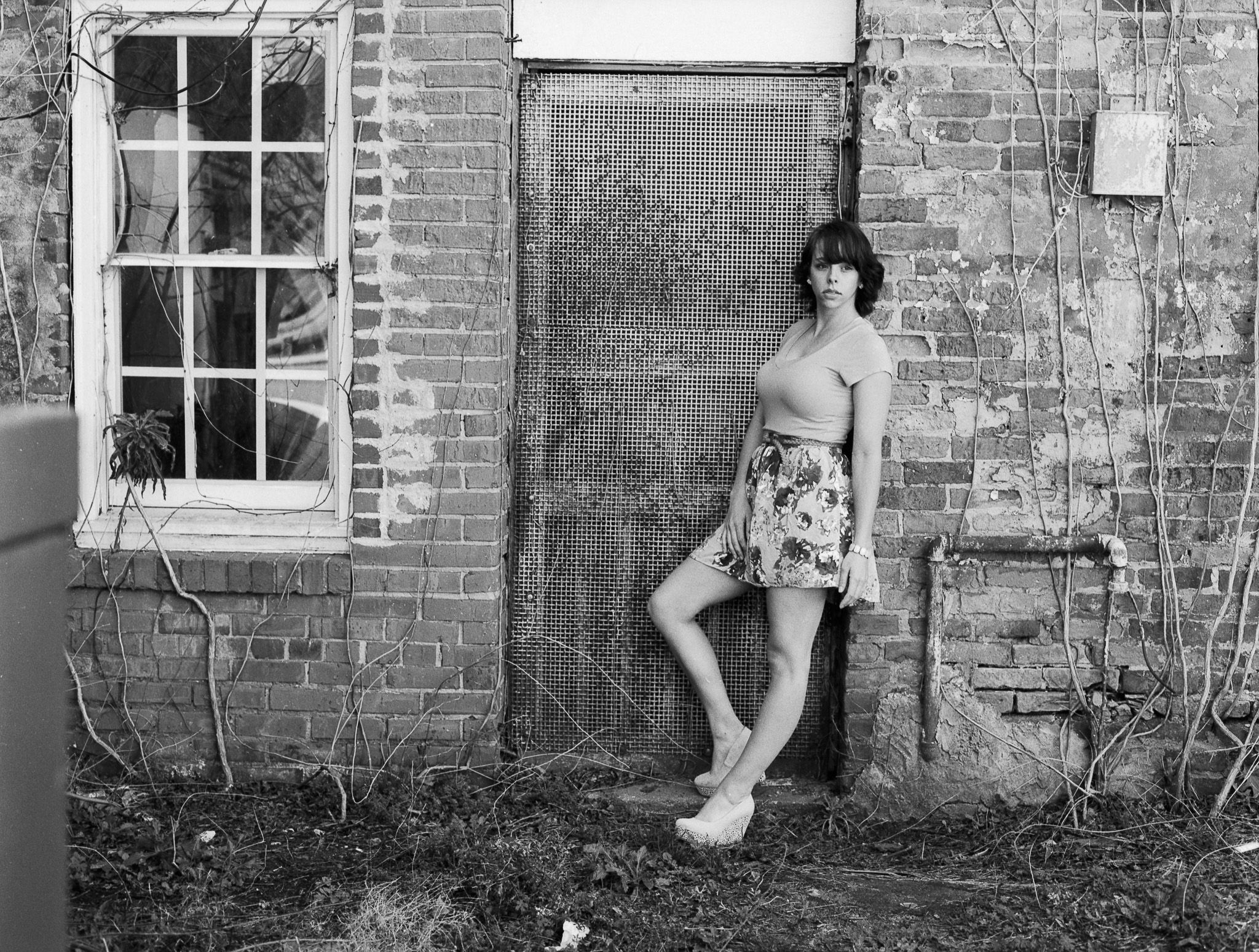 Model: Paige Wolcott Camera: Mamiya 645AFD Film: HP5+ rated at 400