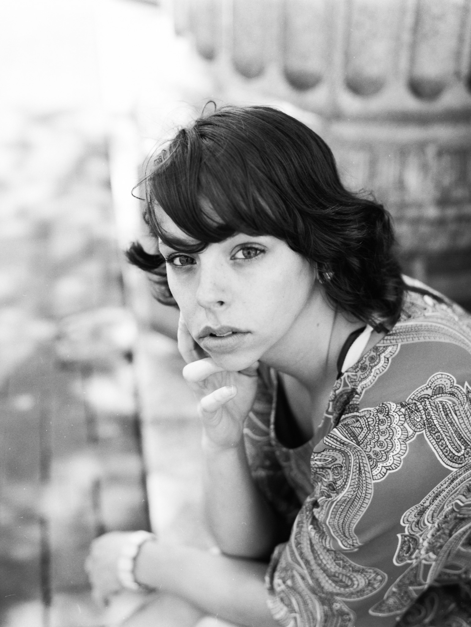 Model: Paige Wolcott Camera: Mamiya 645AFD Film: HP5+ rated at 400