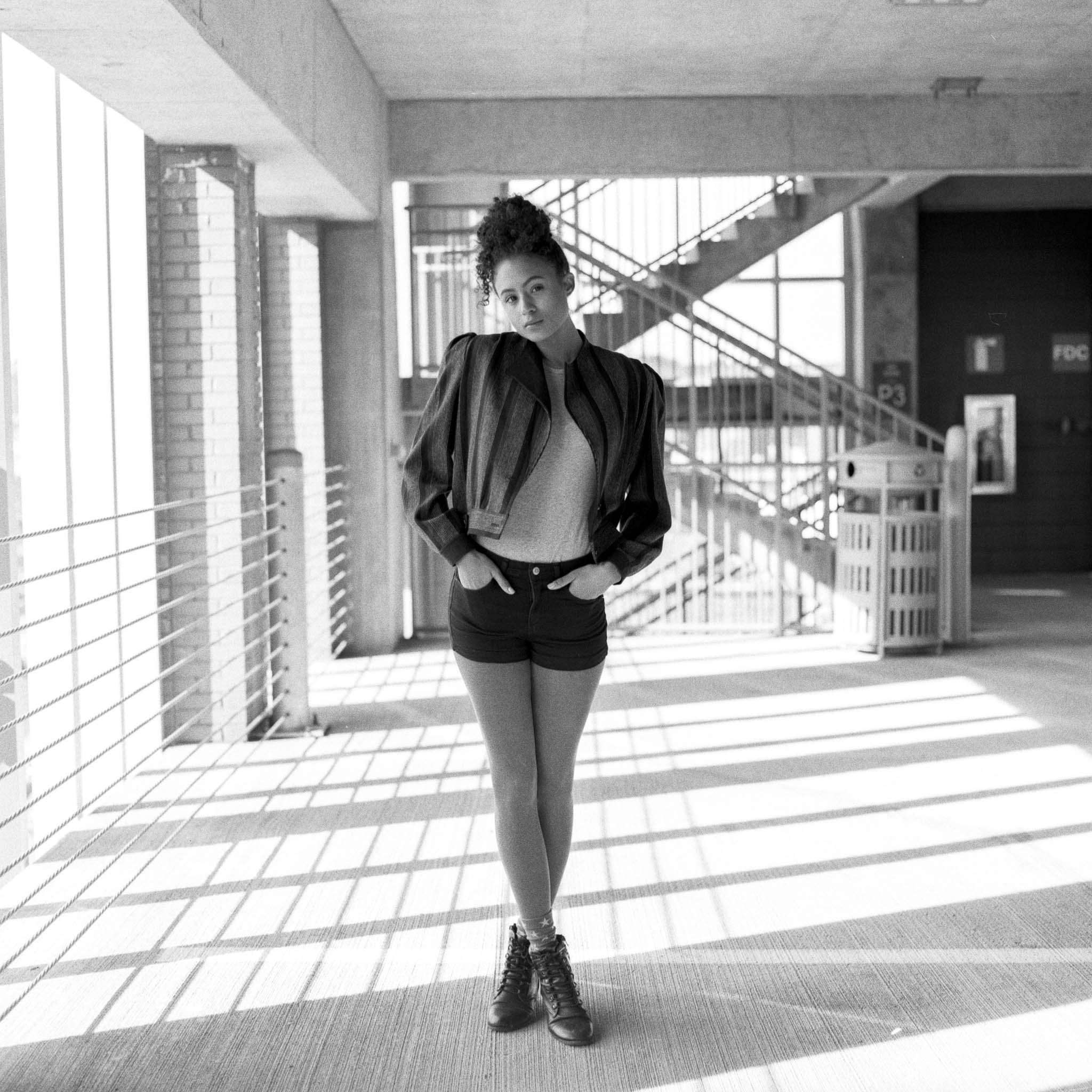 Model: Hannah Roller Camera used: Hasselblad 501CM Film: Hp5+ 120 medium format
