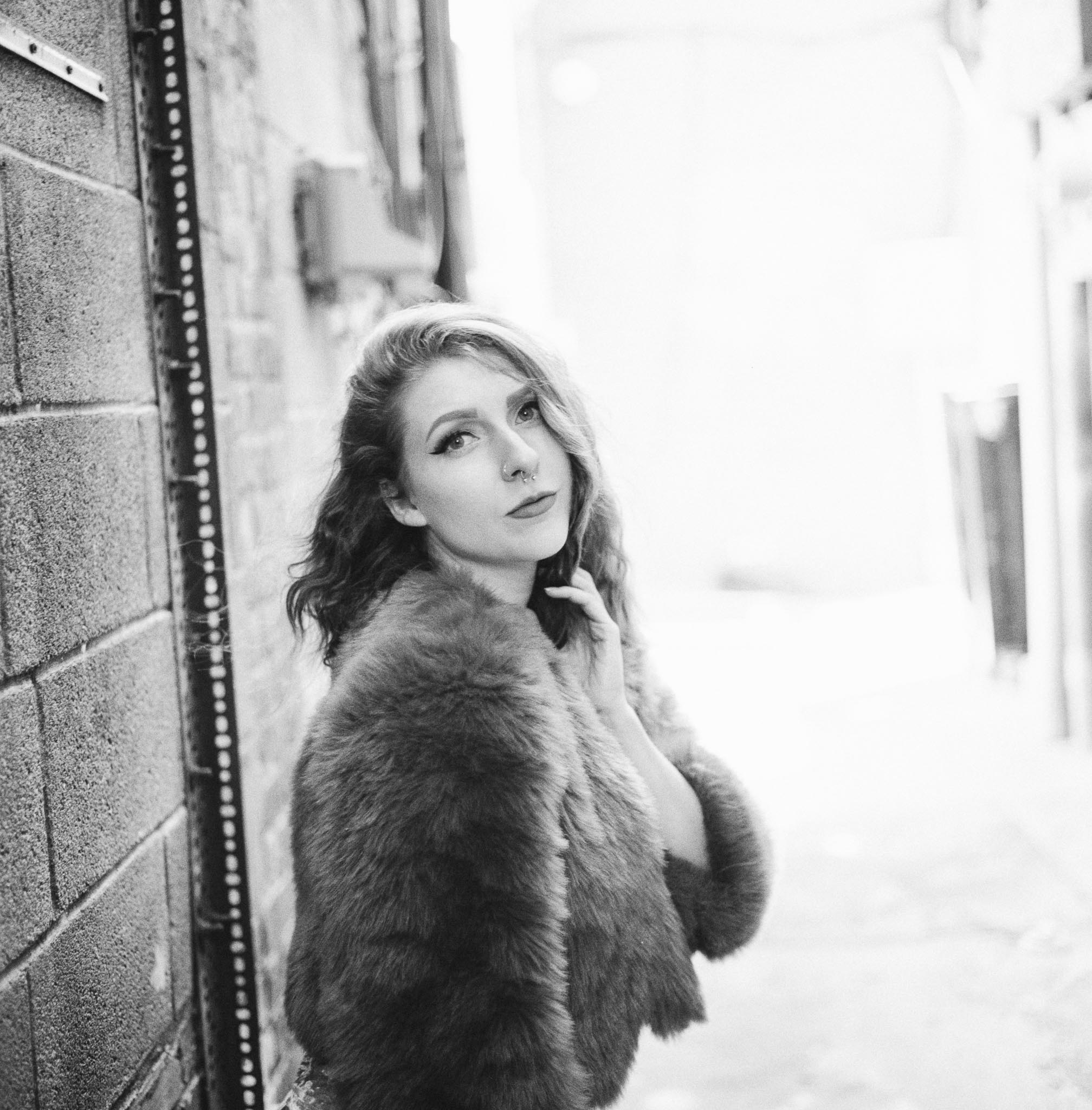 Model: Laurie Delahorne Camera: Hasselblad 501CM Film: HP5+ Rated @ 400
