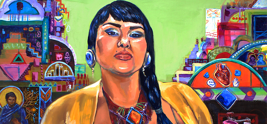 Crystal Galindo, The Painter Celebrating Chicanas, Chingonas, And Cholas