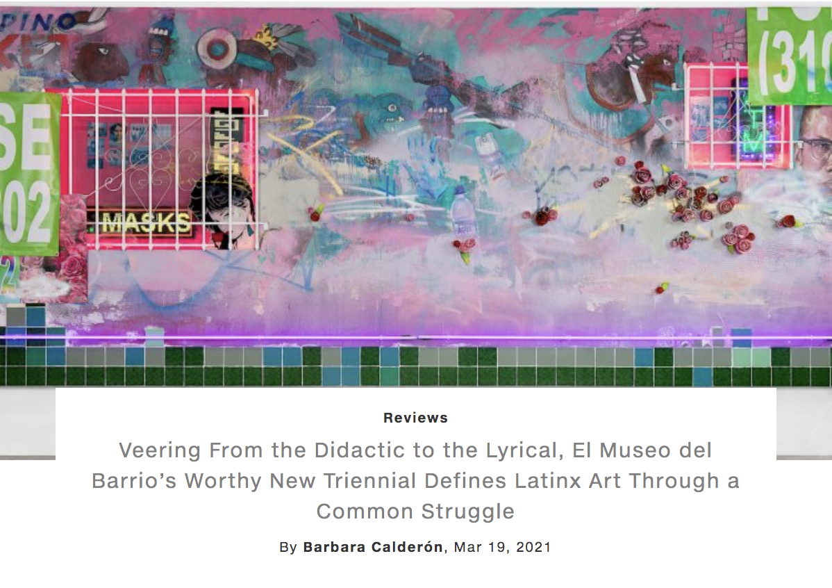 Review of El Trienal at El Museo for ARTNET