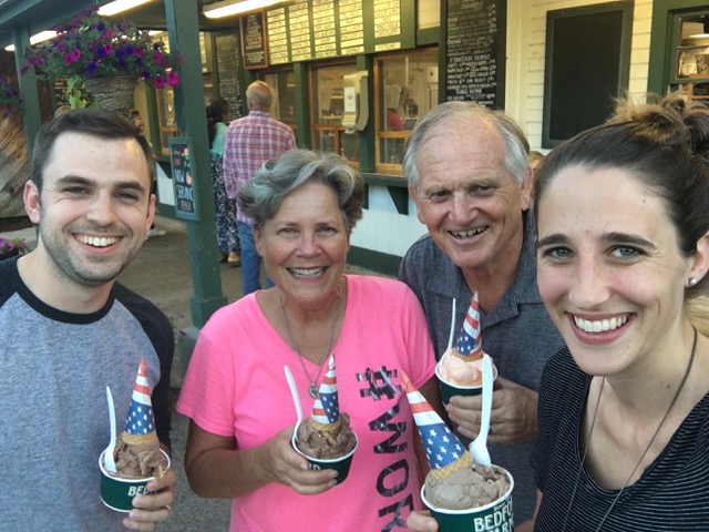 Paul and Lyss Gandy spent a night with us, which warranted a trip to Bedford Farms. Yum!!