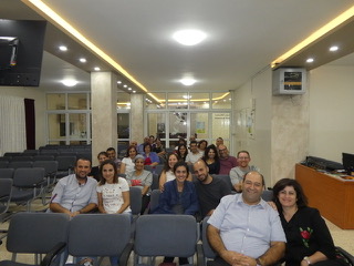 The couples who came out to hear us teach on marriage and family at IEC.