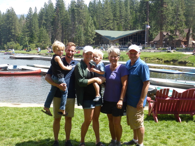 Great time with Aaron and Katie (Geerdes) Linderman and their boys at Hume Lake.