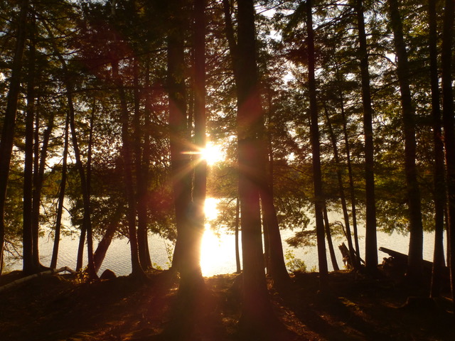 Sunset over Echo Lake
