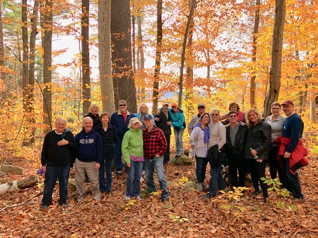A perfect fall day for a walk in the woods.
