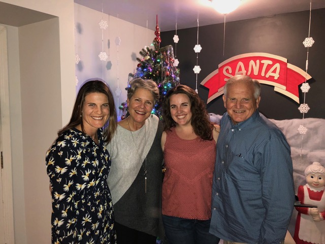 Kelsey O’Keeffe, stage manager for the play “The Christmas Story” and long time friend/former CBS staff/family camper.