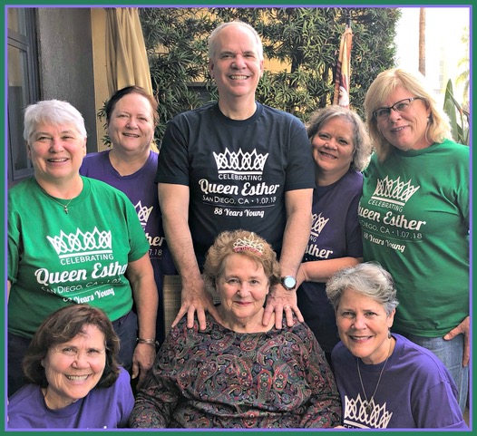 The original 7 honoring “Queen Esther” . . . our Queen Mother.