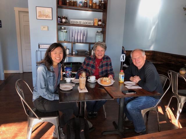 Coffee with Tori Copley in Cheney, WA.