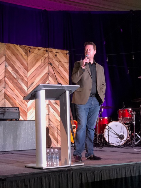 Our son-in-law Derek Johnson emceed much of the CURE President’s weekend—and we think he did a great job.