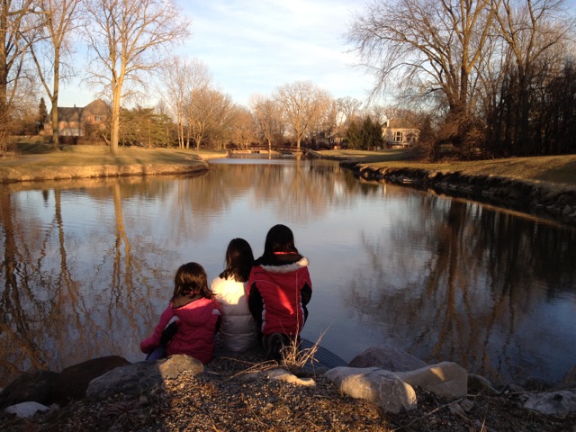I just love this photo of the Wong girls. It prompts many memories of years gone by with our three.