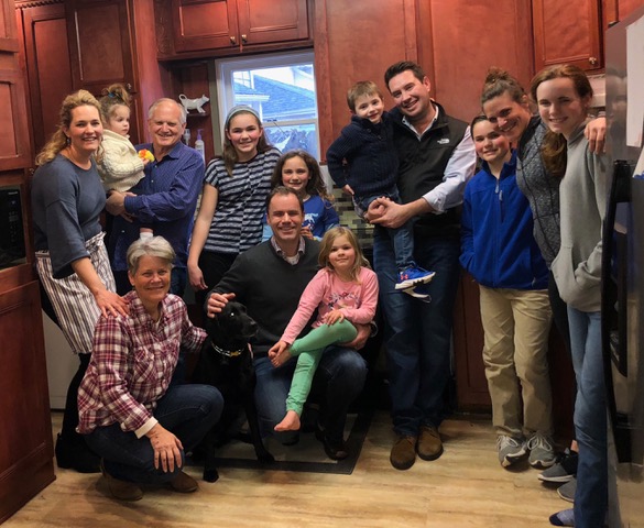 Easter dinner with the Bellig “chosen” family . . . such a wonderful welcome to Grand Rapids.