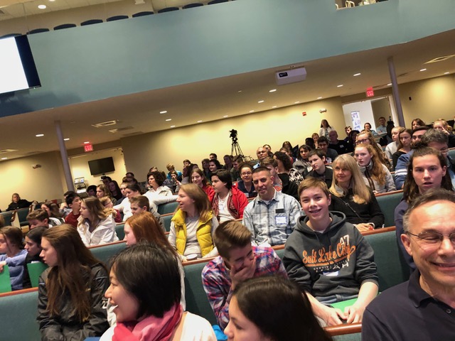 The audience was very engaged and responsive.
