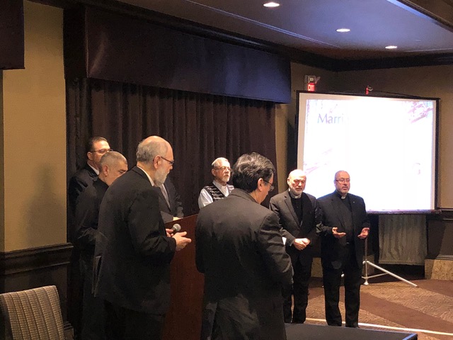 Eight clergy from the local churches supported the evening with their presence and closed the evening in prayer.