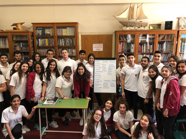 Here are some of the sophomores who contributed to the list of characteristics for a lasting marriage.