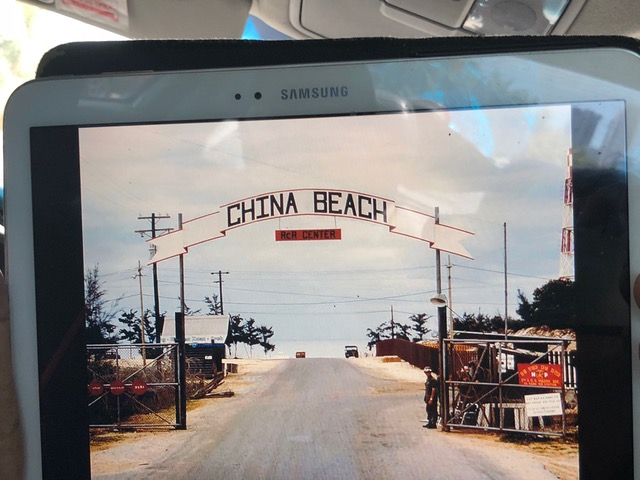 A photo of China Beach about the time my Dad would’ve walked its sand.