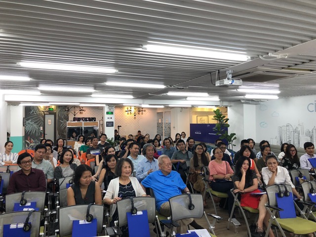 The audience was very engaged.
