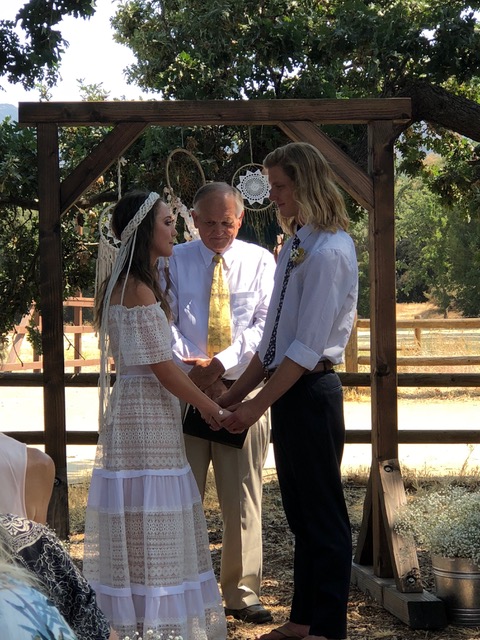 Seth and Dorothy Heinz are pronounced Husband and Wife by my favorite officiant.