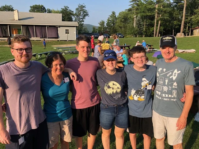 The Yardley family came up from North Carolina to continue their commitment to the tradition of family camp.