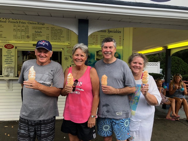 . . . and the “dreamsicle” ice cream at Dairy Joy. What spells “summer” better than this?
