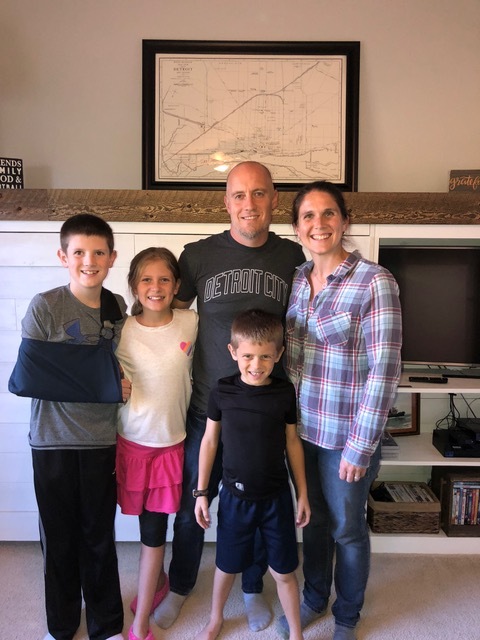 Our niece Kristi and her family.