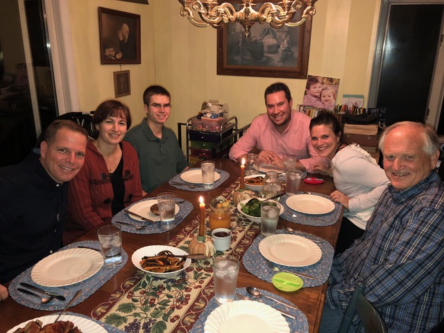 One very fine evening with Derek and Julie, as well as Rob, Gabby, and Micah Warren. Gabby is our administrative assistant and we couldn’t be more thankful for her.