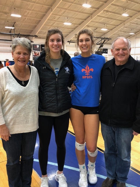 Madeline, who plays volleyball for Indiana State University, and Sarah Elizabeth, who will begin her college career playing for Northern Alabama University, were home for the weekend, much to our delight.