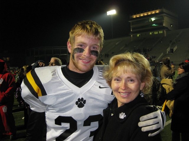 James David with his mom, Tammy