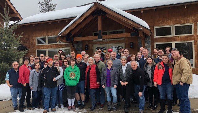 The Moses Lake Alliance Church’s marriage retreat attendees.