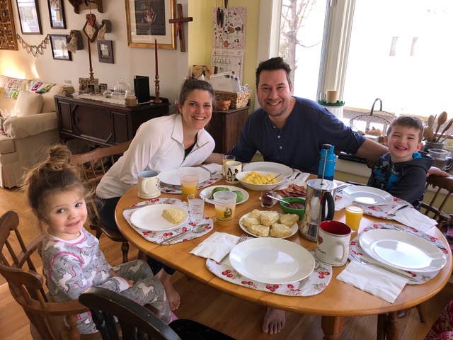 The yumminess of breakfast was far surpassed by the yumminess of these little faces!