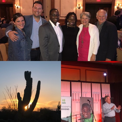 In the top photo, we stand with Derek and Julie, and with Dr. Emma and Florence (Dr. Emma is one of the pediatric neurosurgeons at the Mbale hospital.) Lower right side is Dr. Joe Stowell, teaching. He is such a gifted teacher!