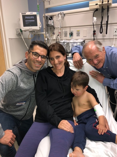 On our way to speak in La Crescenta, we were able to drop a suitcase off for the Garcias as the CT scan confirmed that surgery would be needed to drain the abscess. Micah was one sick little guy at this point.