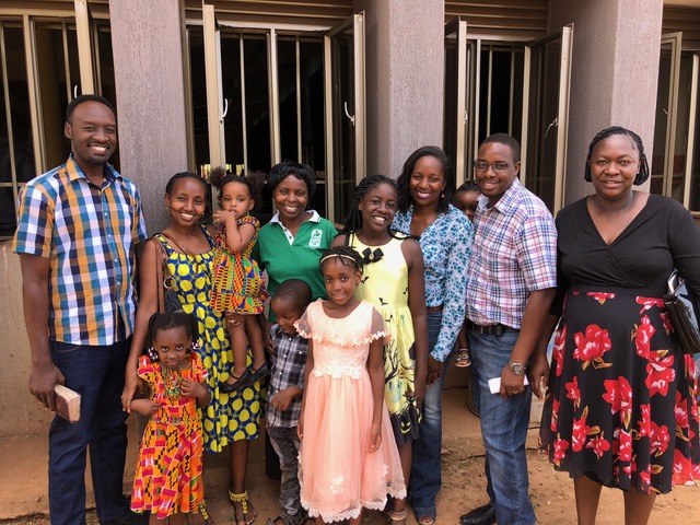 Some of the CURE family whose home church is Pearl Haven.