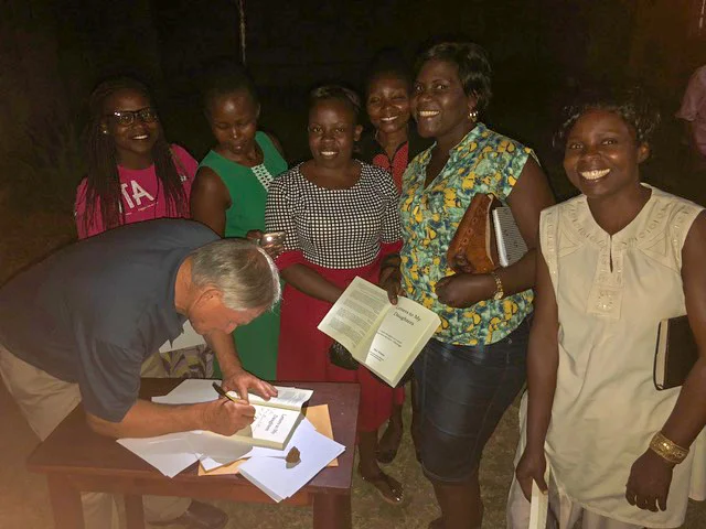 The gals were so excited to get Paul’s book and many of them hung around for him to personalize their copy.