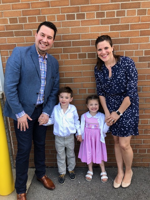 Easter morning at church . . . such a joy-filled celebration of the resurrected Christ!